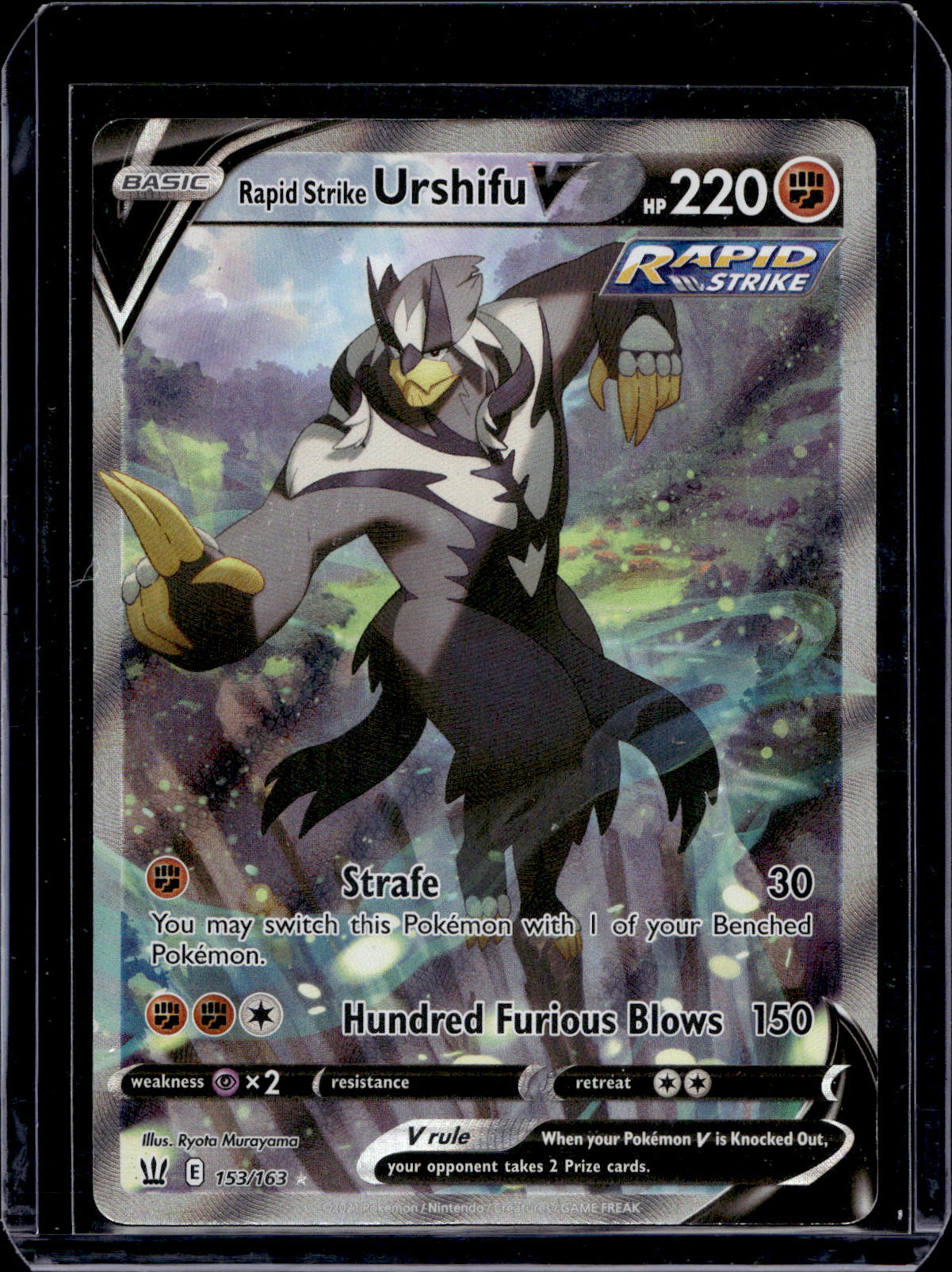 Rapid Strike Urshifu - Pokemon TCG: Battle Styles Alternate Full Art ...