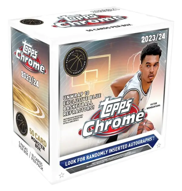 2023-24 Topps Chrome Basketball Mega Box