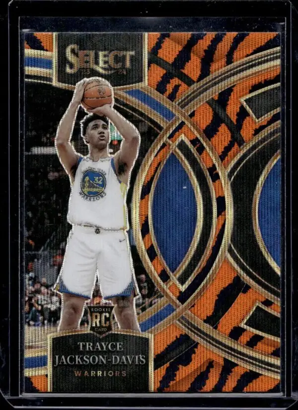 Trayce Jackson-Davis 2023-24 Panini Select Tiger Prizm SSP Warriors 117