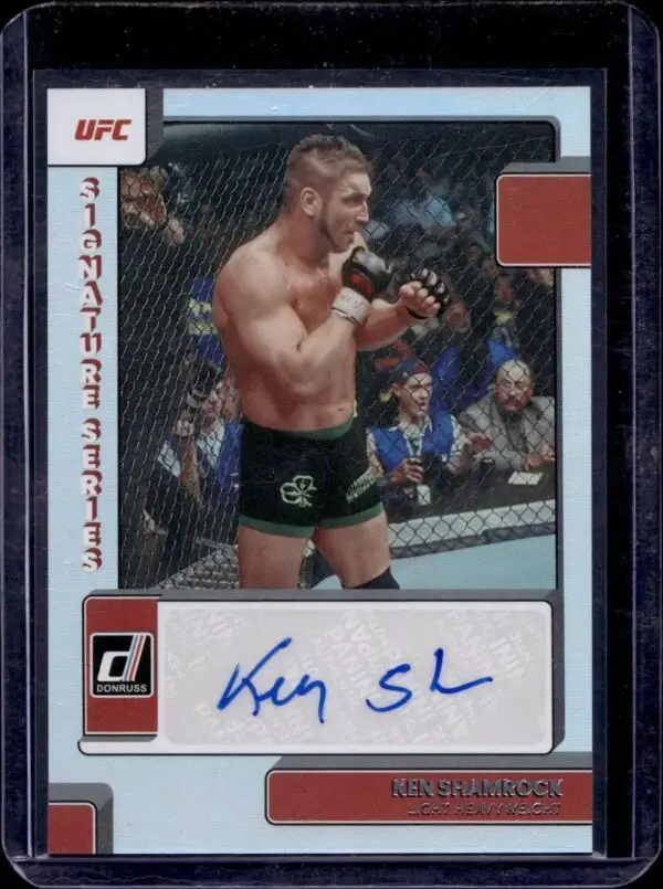 Ken Shamrock 2023 Donruss UFC Signature Series Auto SG-KSH