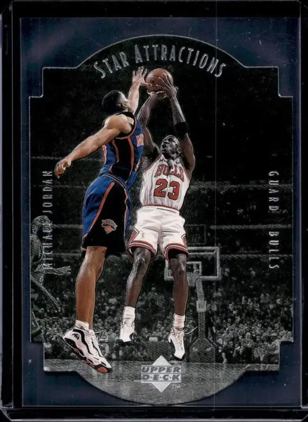 Michael Jordan 1997-98 Collector's Choice Star Attractions Chicago Bulls SA1