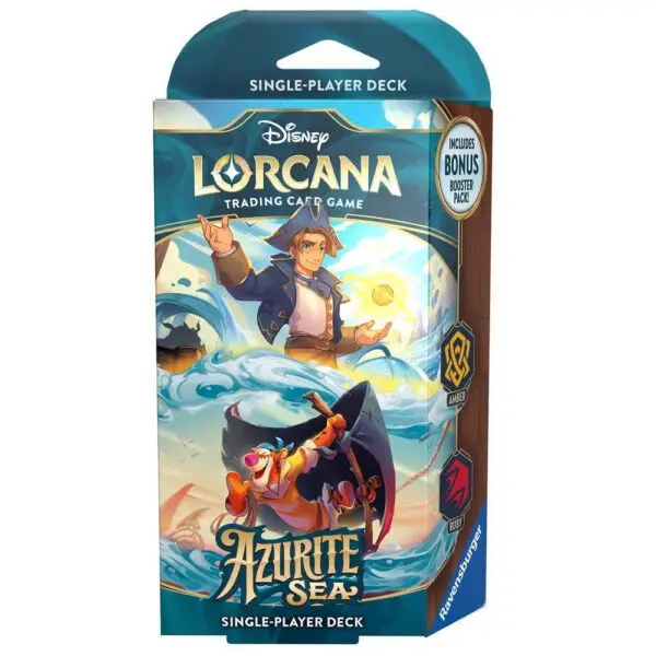 Disney Lorcana Azurite Sea Amber and Ruby Starter Deck