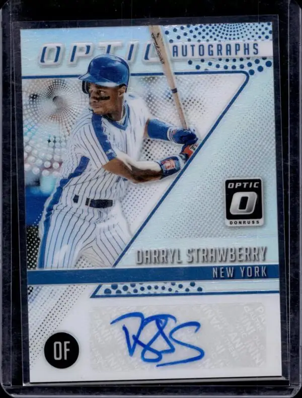 Darryl Strawberry 2018 Donruss Optic Auto New York Mets OA-DS