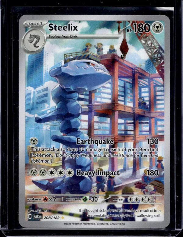 Steelix Pokemon SV04: Paradox Rift 208/182