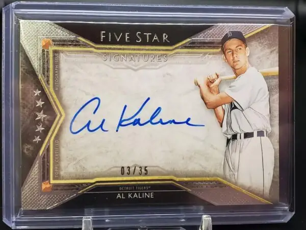 Al Kaline 2018 Topps Five Star Signatures Auto Detroit Tigers FSS-AK