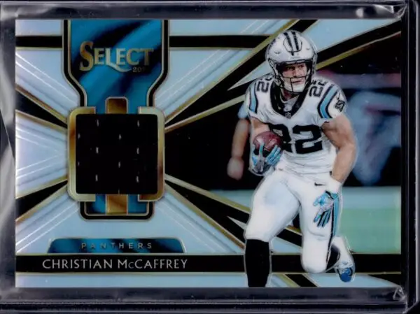 Christian McCaffrey 2018 Panini Select Relic /199 Carolina Panthers 55