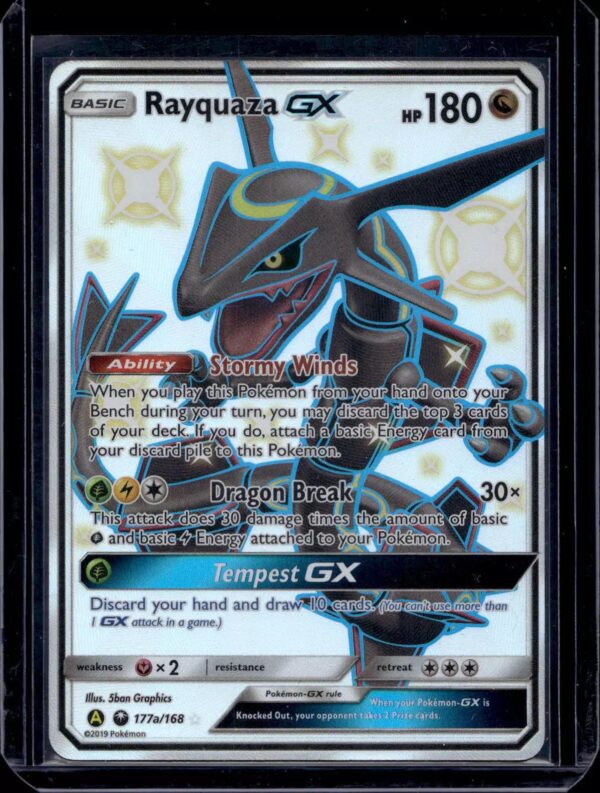 Rayquaza GX Pokemon Alternate Art Promos 177a/168 1