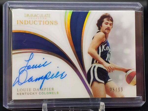 Louie Dampier 2018-19 Panini Immaculate Auto /99 Kentucky Colonels II-LDP