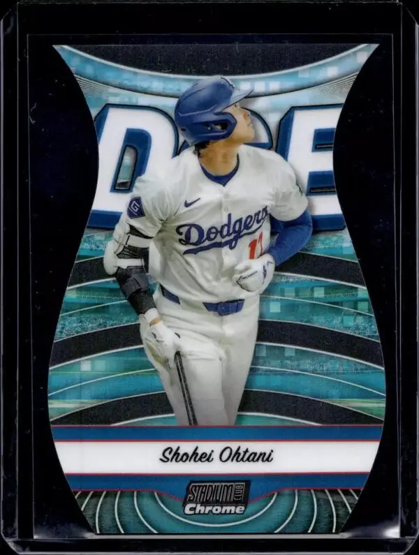 Shohei Ohtani 2024 Stadium Club Triumvirates Los Angeles Dodgers TRI-2