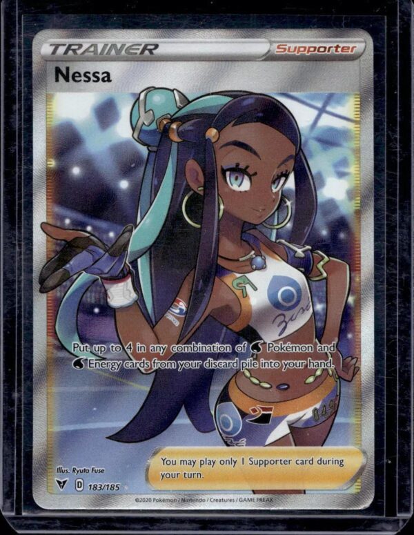 Nessa (Full Art) Pokemon SWSH04: Vivid Voltage 183/185