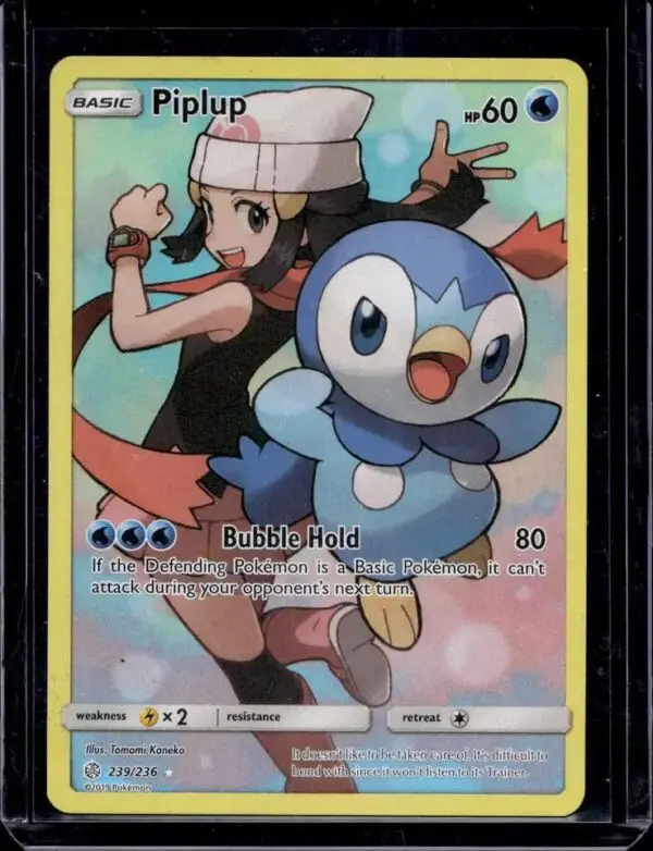 Piplup (Secret) Pokemon SM - Cosmic Eclipse 239/236