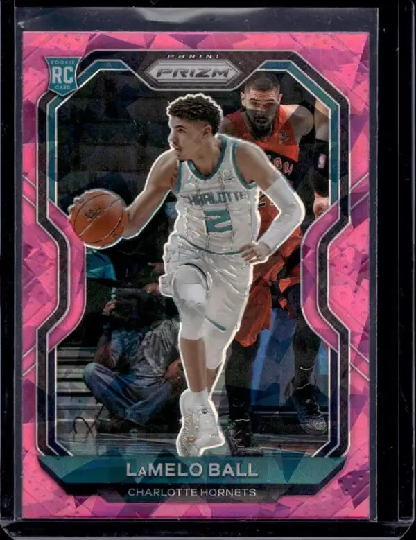 LaMelo Ball 2020-21 Panini Prizm Pink Ice Rookie Charlotte Hornets 278