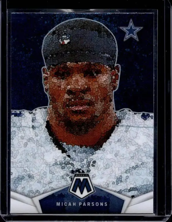 Micah Parsons 2024 Panini Mosaic Micro Mosaic SSP Dallas Cowboys MM-MPS