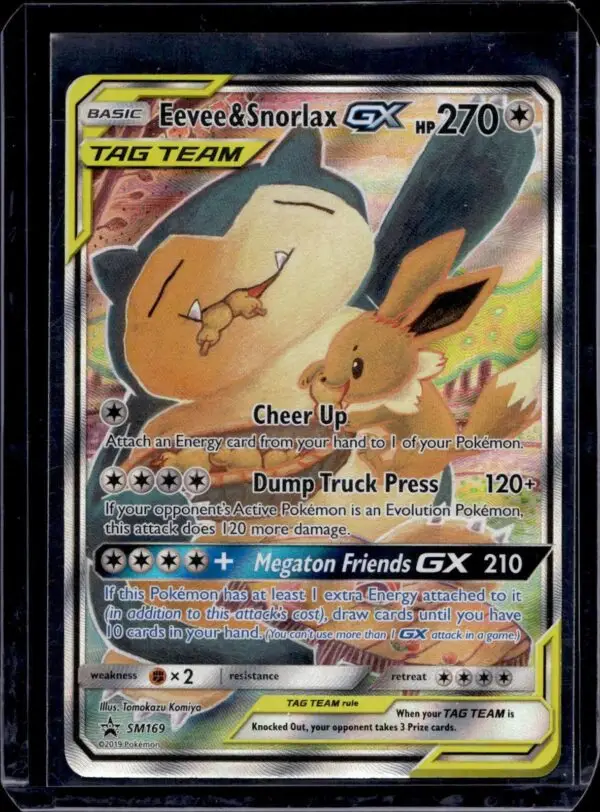 Eevee & Snorlax GX Pokemon SM Promos SM169