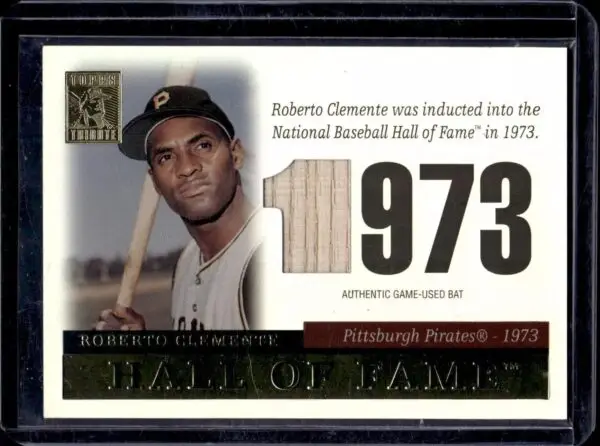 Roberto Clemente 2004 Topps Tribute HOF Relic Pittsburgh Pirates TR-RC