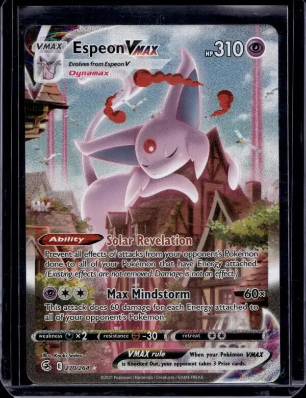 Espeon VMAX (Alternate Art Secret) Pokemon SWSH08: Fusion Strike 270/264