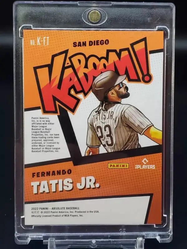 Fernando Tatis Jr 2022 Panini Absolute Kaboom San Diego Padres F-FT - Image 2