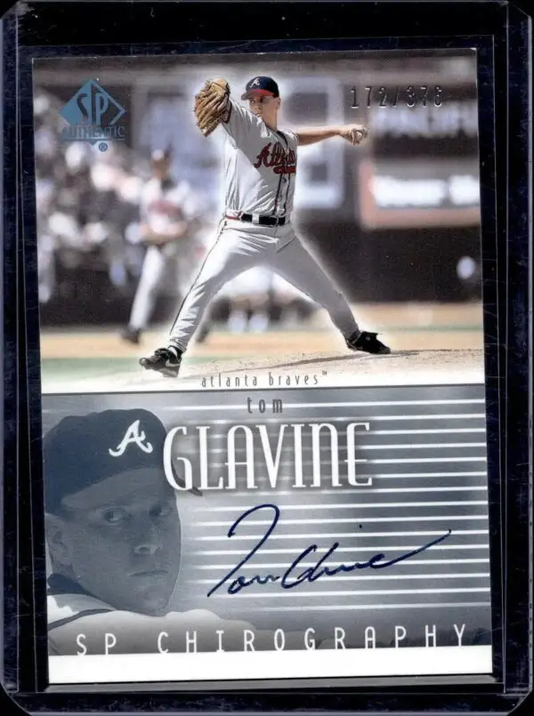 Tom Glavine 2002 SP Authentic Chirography Auto Atlanta Braves TG