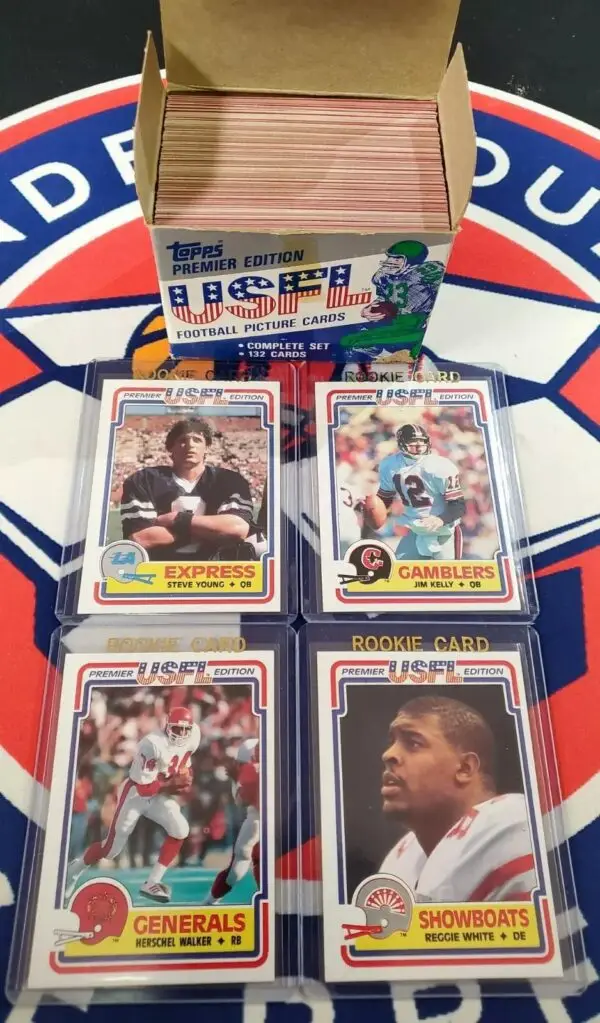 1984 Topps USFL Football Premier Edition Complete Set 132 Cards