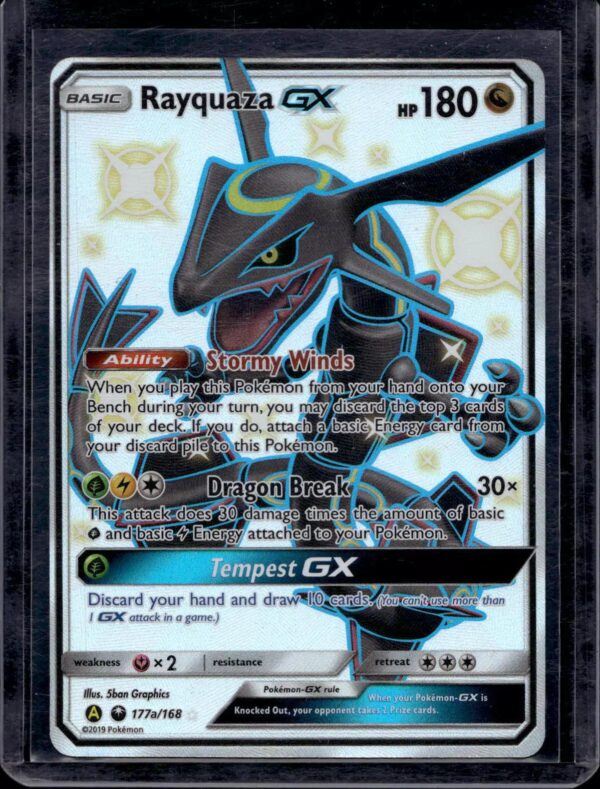 Rayquaza GX Pokemon Alternate Art Promos 177a/168