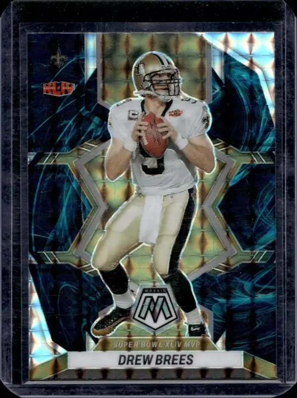 Drew Brees 2022 Panini Mosaic Mosaic Genesis New Orleans Saints 295