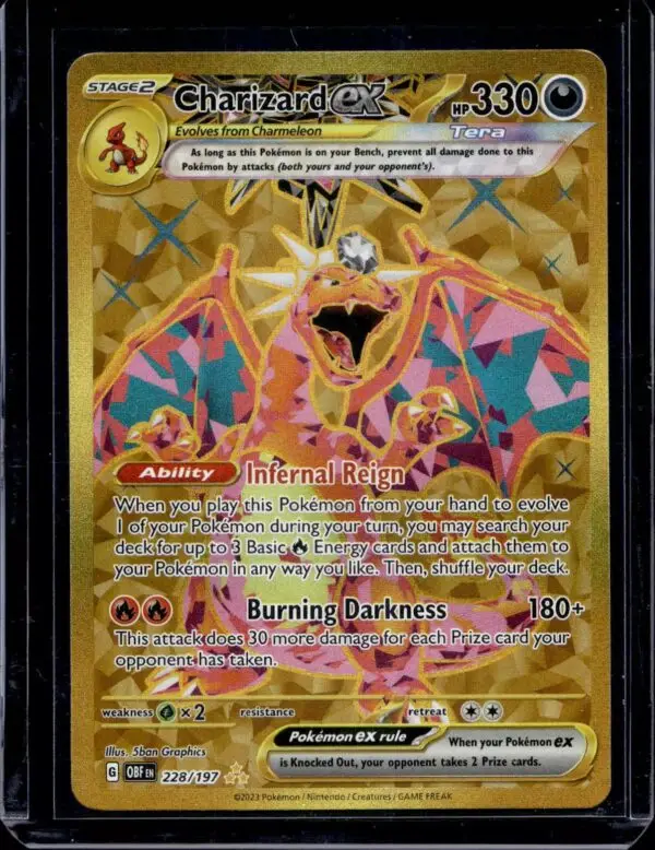 Charizard ex Pokemon SV03: Obsidian Flames 228/197