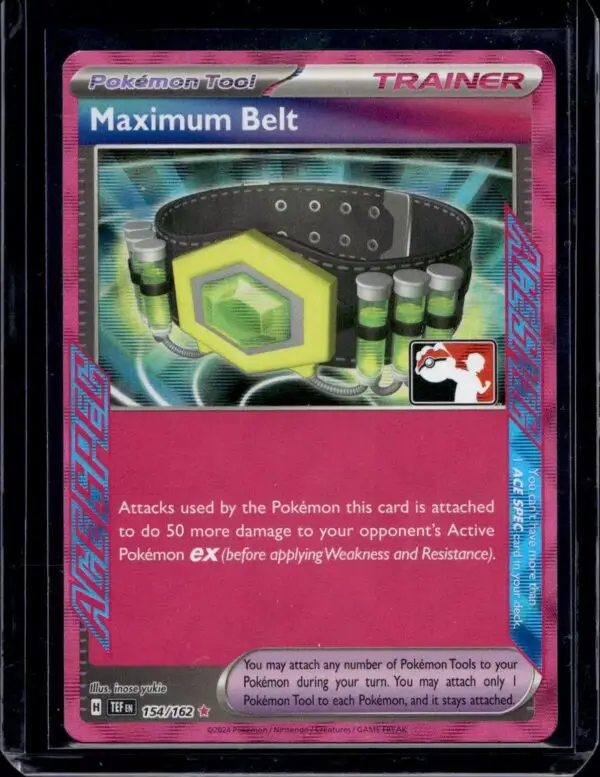 Maximum Belt Prize Packs Pokemon SV05: Temporal Forces 154/162