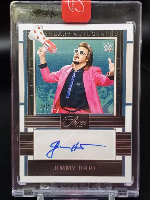 Jimmy Hart 2024 Panini Three Count WWE Legendary Auto /99 LA-JHT