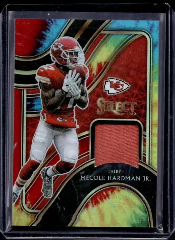 Mecole Hardman Jr. 2020 Panini Select Tie-Dye Relic /25 Kansas City Chiefs