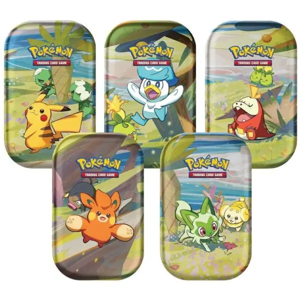 Pokeon Paldean Friends Mini Tin