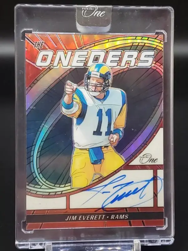 Jim Everett 2023 Panini One The Oneders Auto /99 Los Angeles Rams 359