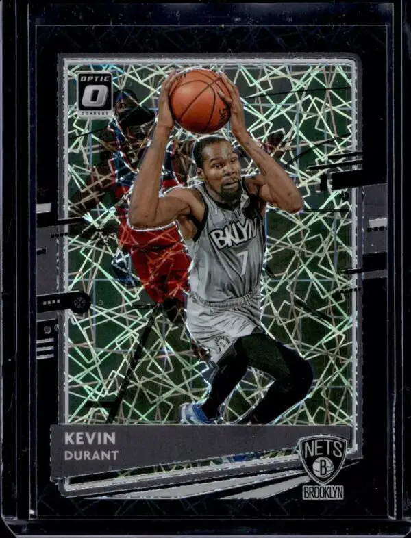 Kevin Durant 2020-21 Donruss Optic Black Velocity /39 Brooklyn Nets 136