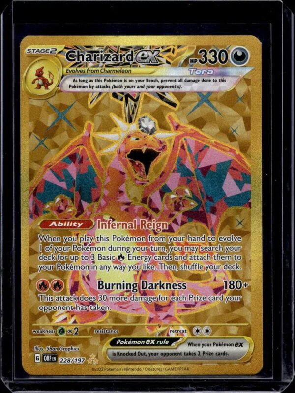 Charizard ex Pokemon SV03: Obsidian Flames 228/197