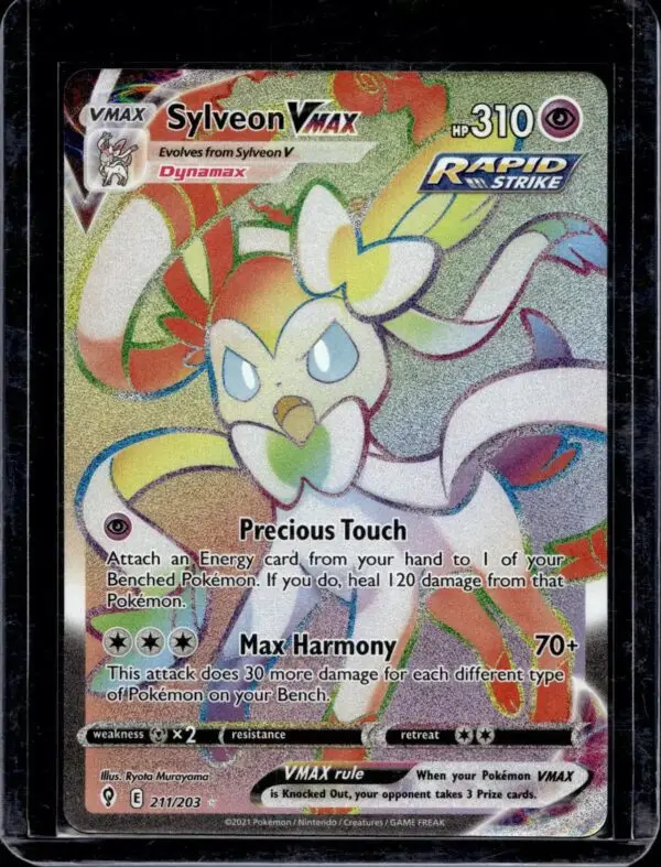 Sylveon VMAX (Secret) Pokemon SWSH07: Evolving Skies 211/203