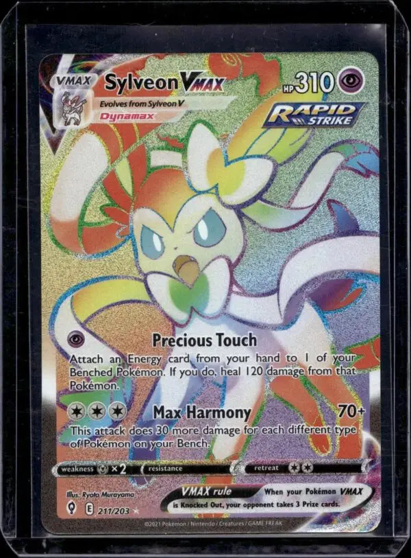 Sylveon VMAX (Secret) Pokemon SWSH07: Evolving Skies 211/203