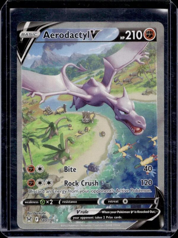 Aerodactyl V (Alternate Full Art) Pokemon SWSH11: Lost Origin 180/196