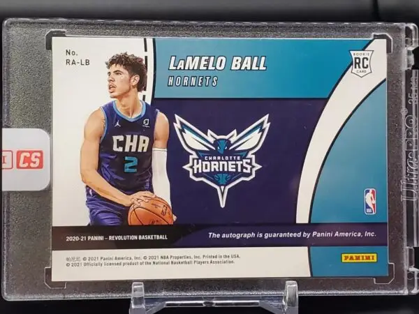 LaMelo Ball 2020-21 Panini Revolution RC Auto Charlotte Hornets RA-LB - Image 2