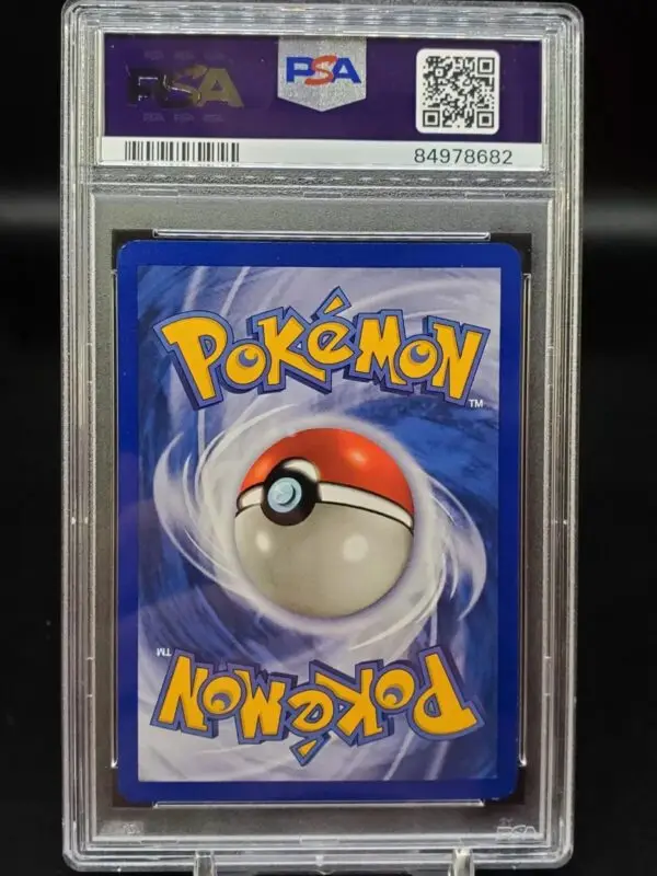 Dragonite Holo Pokemon Fossil 4/62 PSA 8 - Image 2