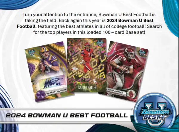 2024 Bowman University Best Football Breaker's Delight Box