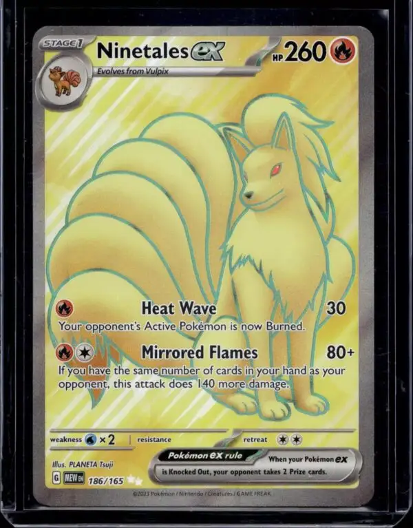 Ninetales ex Pokemon SV: Scarlet & Violet 151 186/165