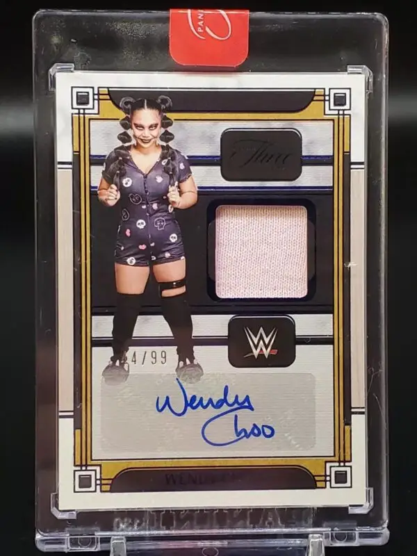 Wendy Choo 2024 Panini WWE Three Count Relic Auto /99 NXT MA-WCH