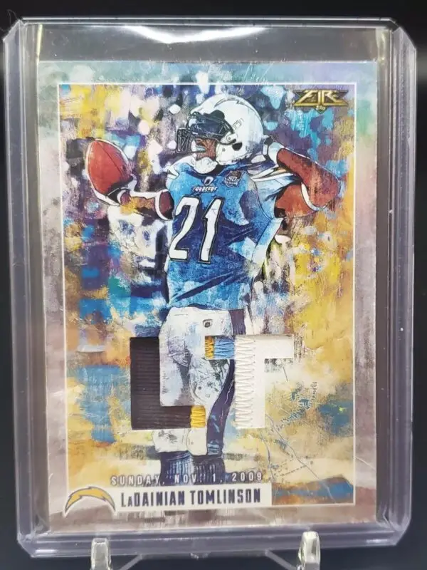 LaDainian Tomlinson 2015 Topps Fire Patch Relic San Diego Chargers TT-LT