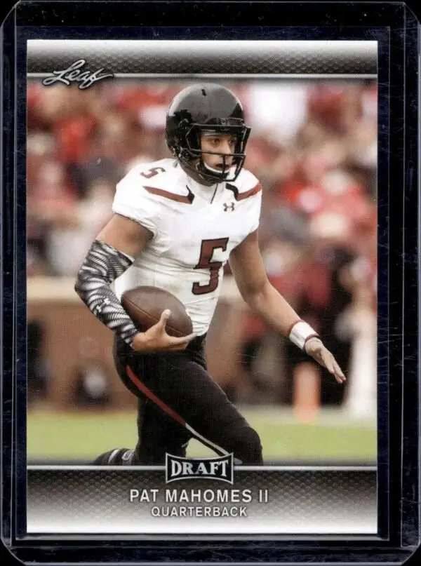 Pat Mahomes II 2017 Leaf Draft Texas Tech Red Raiders 56