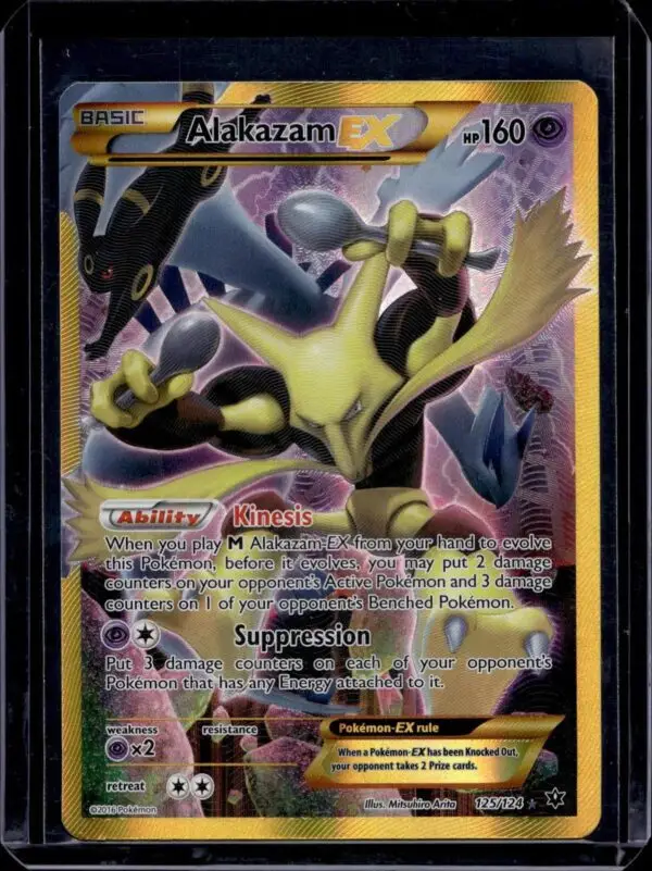 Alakazam EX (Secret) Pokemon XY - Fates Collide 125/124