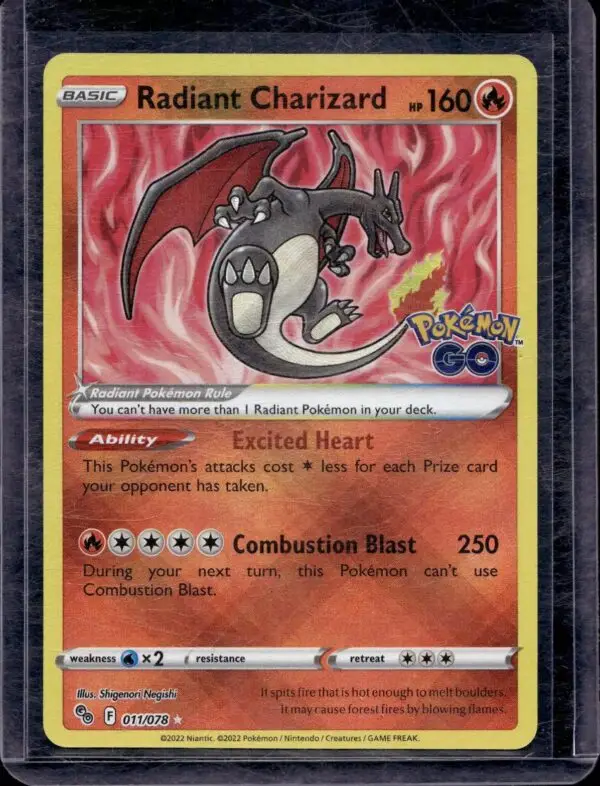 Radiant Charizard Pokemon GO 011/078