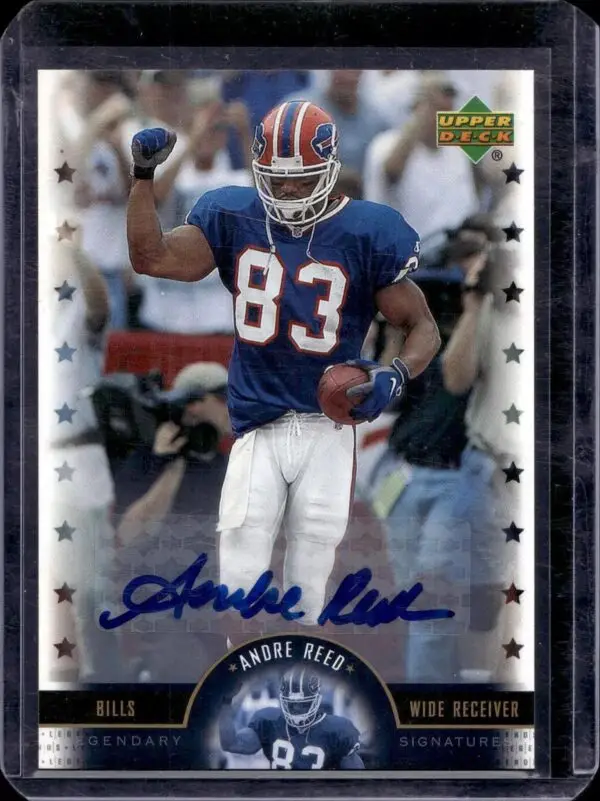 Andre Reed 2005 Upper Deck Legends Legendary Signatures Buffalo Bills LS-LA