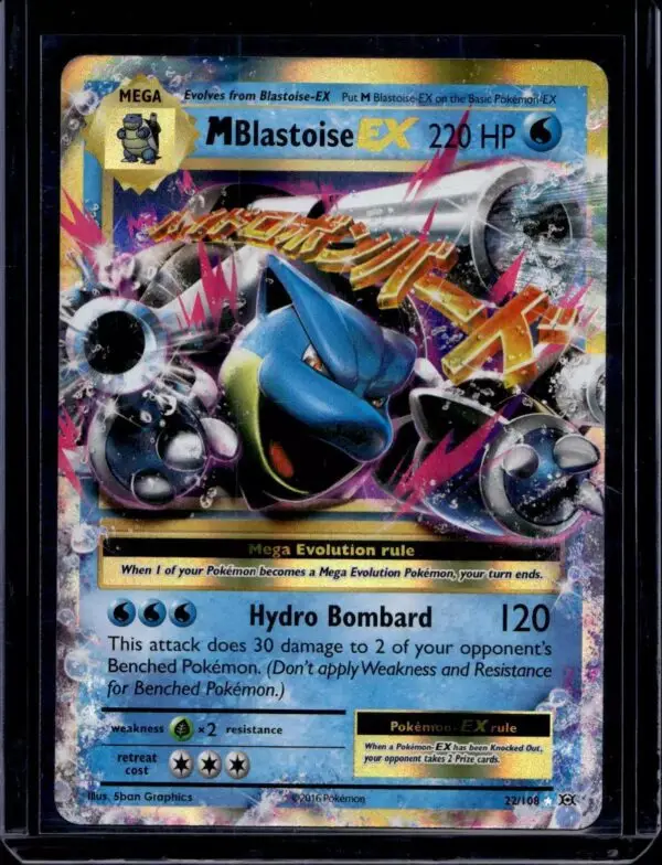 M Blastoise EX Pokemon XY - Evolutions 22/108