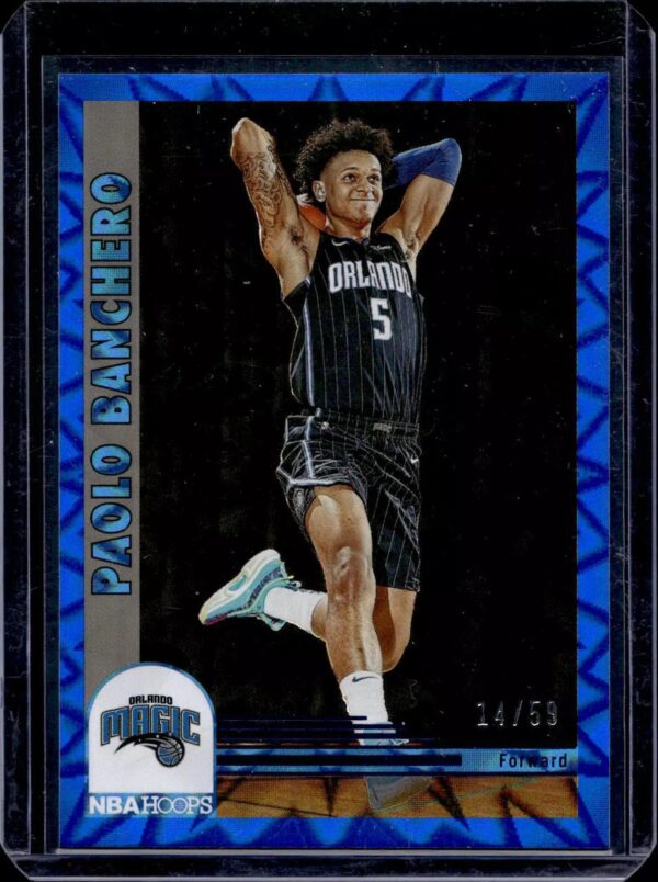 Paolo Banchero 2022-23 Hoops Blue Explosion RC /59 Orlando Magic 281