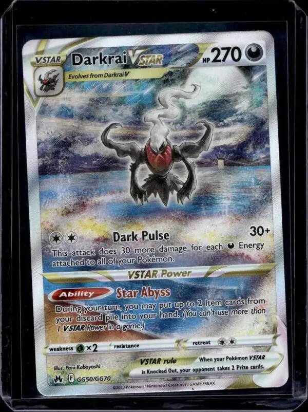 Pokemon Crown Zenith: Galarian Gallery Darkrai VSTAR GG50/GG70