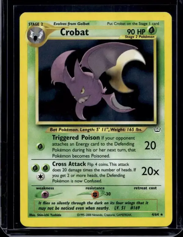 Crobat Pokemon Neo Revelation 04/64